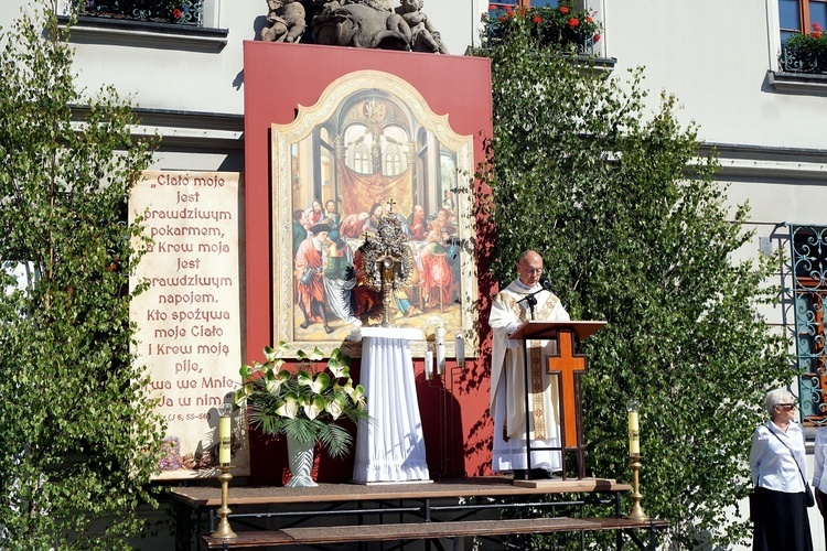 Procesja Bożego Ciała na gliwickiej starówce