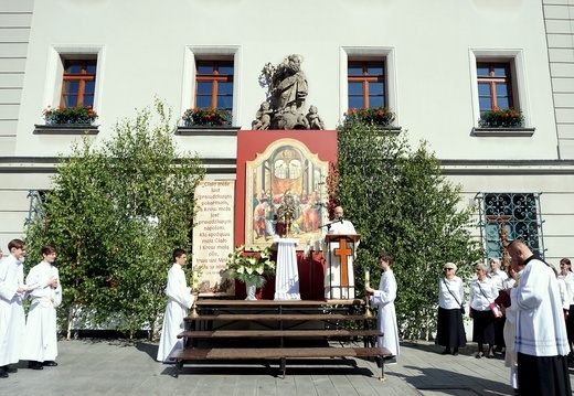 Procesja Bożego Ciała na gliwickiej starówce