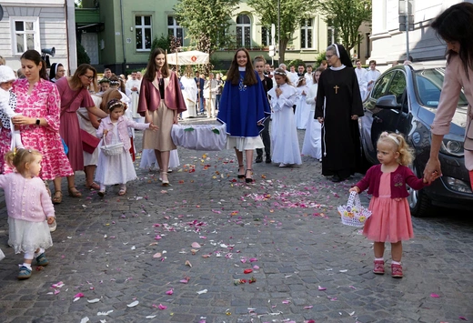 Procesja Bożego Ciała na gliwickiej starówce