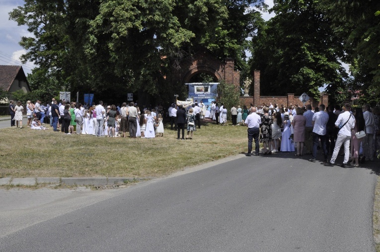 Procesja Bożego Ciała w Brzeziej Łące