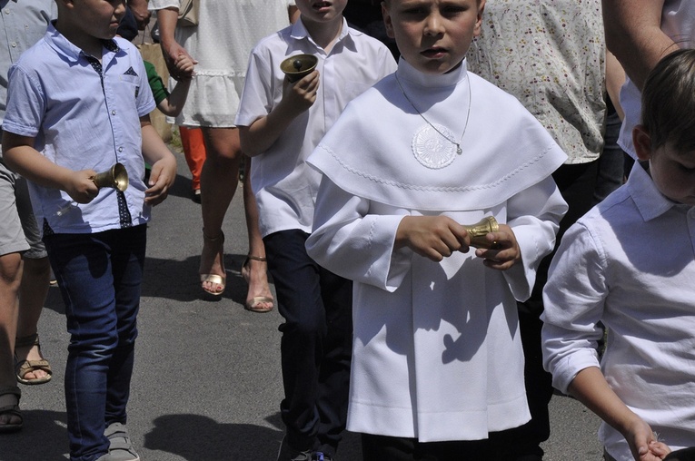 Procesja Bożego Ciała w Brzeziej Łące