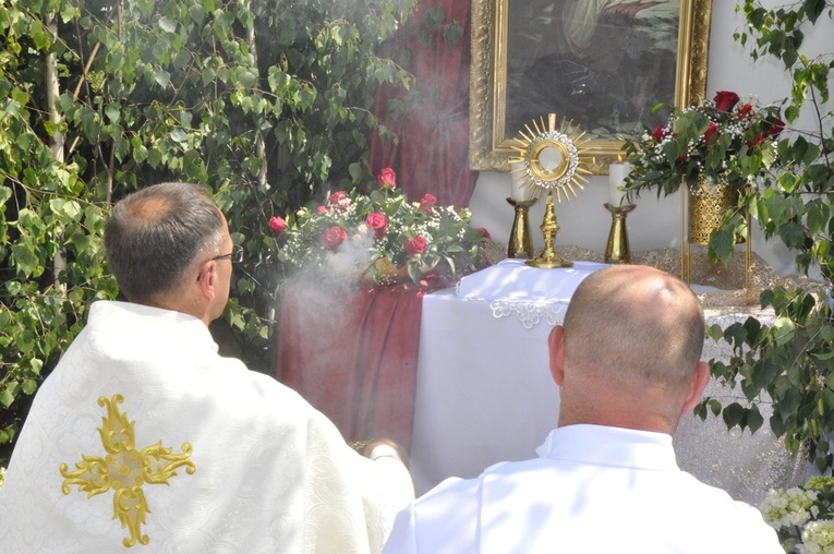 Procesja Bożego Ciała w Brzeziej Łące