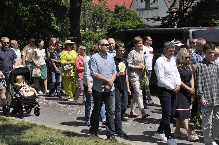 Procesja Bożego Ciała w Brzeziej Łące