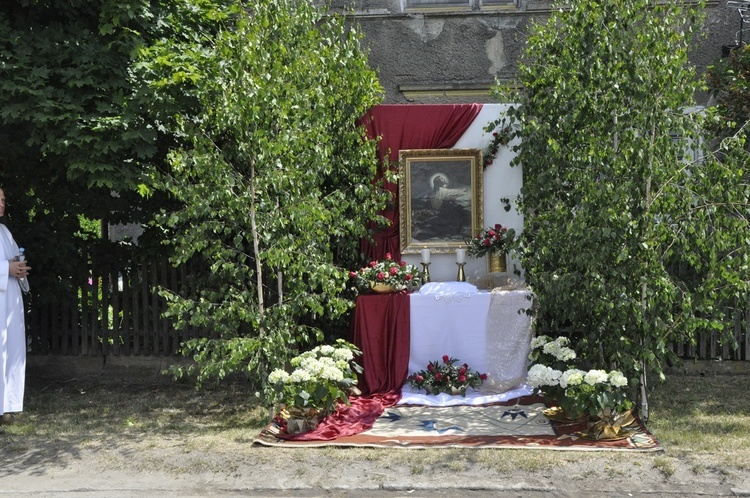 Procesja Bożego Ciała w Brzeziej Łące