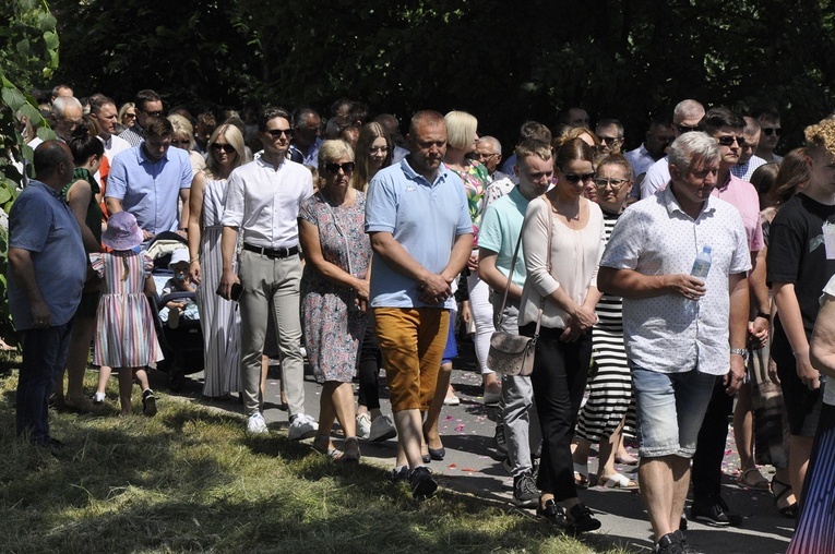 Procesja Bożego Ciała w Brzeziej Łące