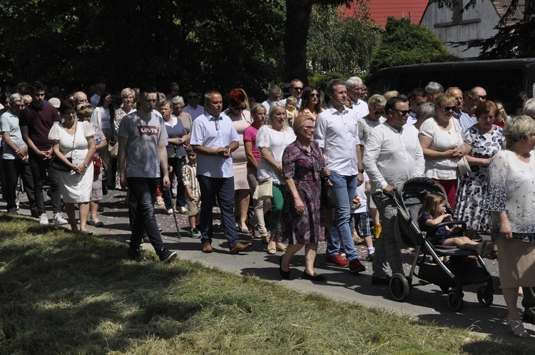 Procesja Bożego Ciała w Brzeziej Łące