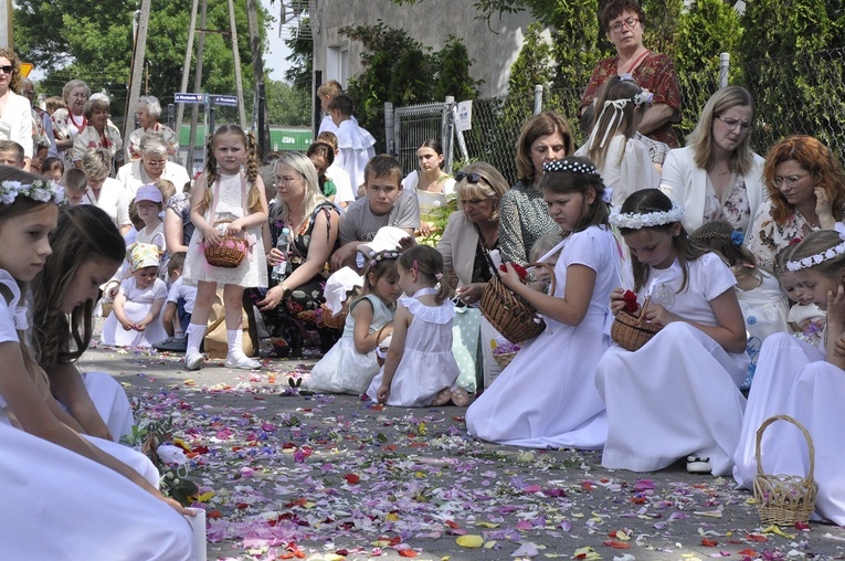 Procesja Bożego Ciała w Brzeziej Łące