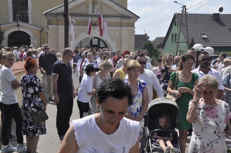 Procesja Bożego Ciała w Brzeziej Łące