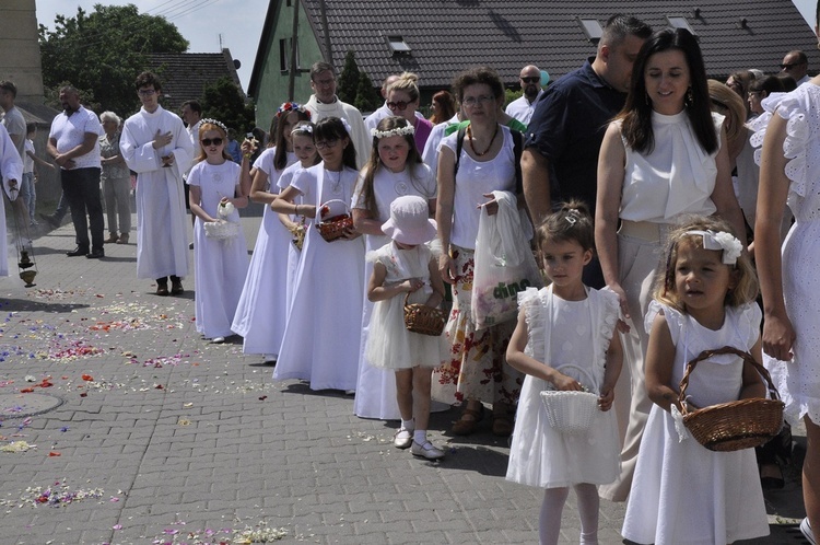 Procesja Bożego Ciała w Brzeziej Łące