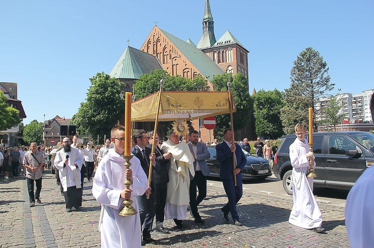 Procesja Bożego Ciała w Kołobrzegu