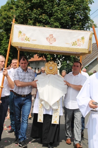 Procesja Bożego Ciała w Głębowicach