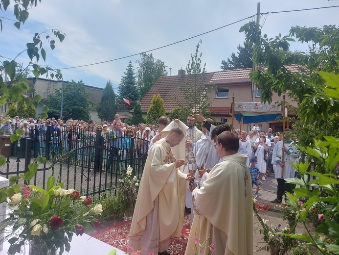 Procesja Bożego Ciała na wrocławskich Stabłowicach