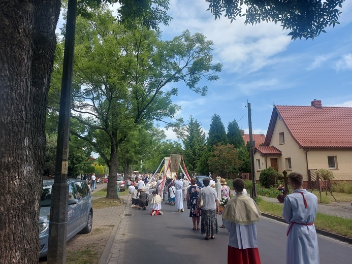 Procesja Bożego Ciała na wrocławskich Stabłowicach