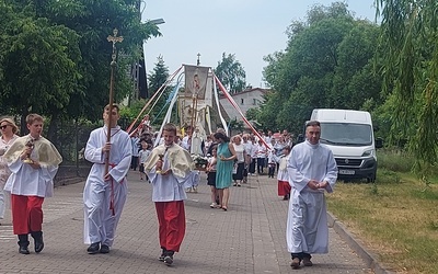 Procesja Bożego Ciała na wrocławskich Stabłowicach