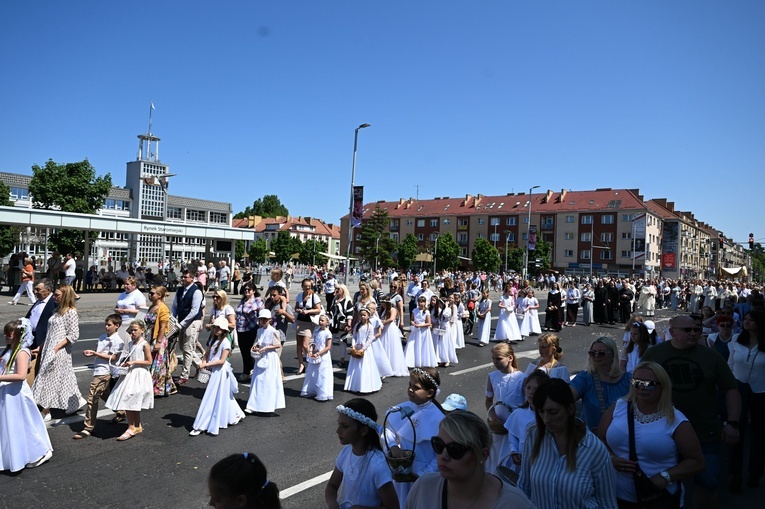 Procesja Bożego Ciała w Koszalinie