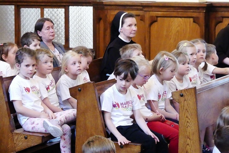 Pielgrzymka przedszkolaków do bł. Matki Małgorzaty Łucji Szewczyk w Oświęcimiu