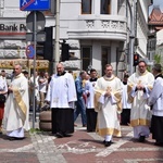 Procesja Bożego Ciała z bp. Piotrem Gregerem w Bielsku-Bialej - 2023