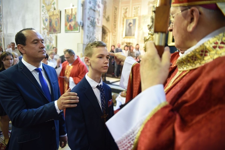 Bierzmowanie w Szczyrzycu