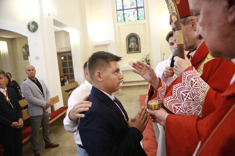 Bierzmowanie w Nowej Jastrząbce