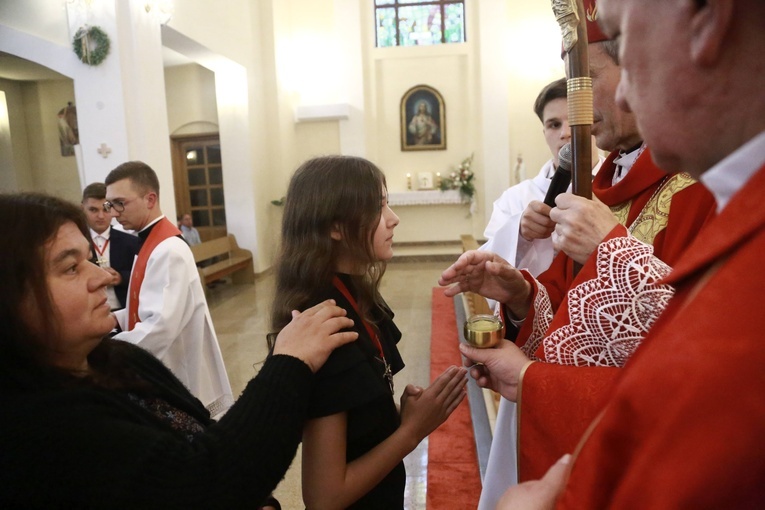 Bierzmowanie w Nowej Jastrząbce