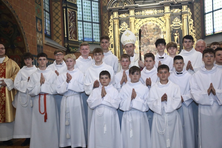 Błogosławieństwo lektorów w Chorzelowie