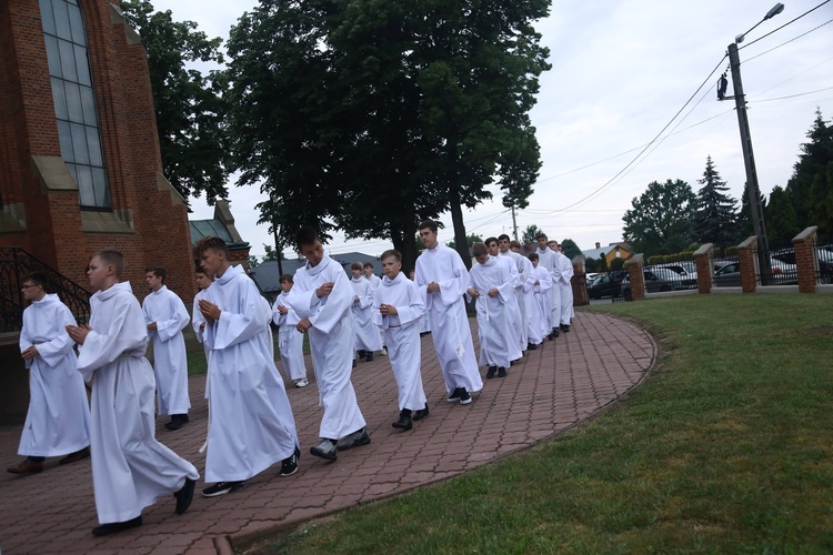 Błogosławieństwo lektorów w Chorzelowie