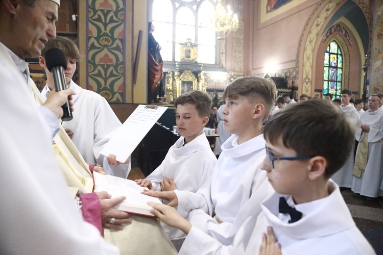 Błogosławieństwo lektorów w Chorzelowie