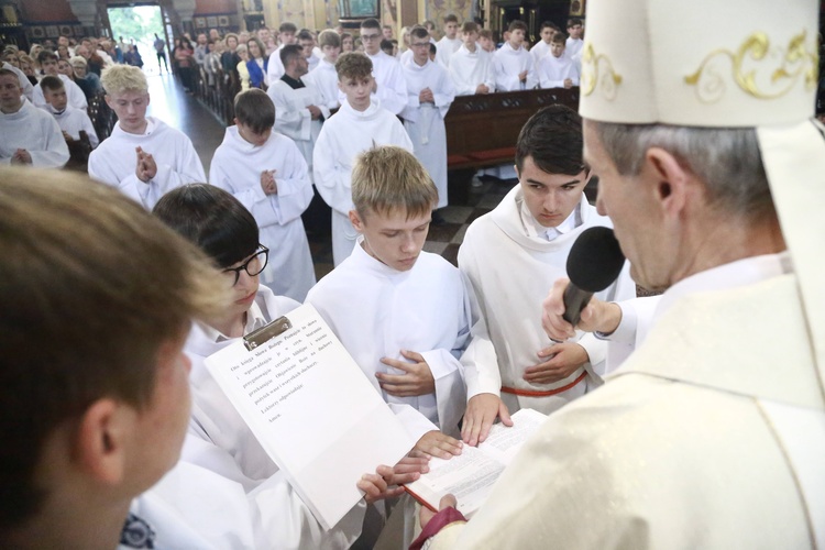 Błogosławieństwo lektorów w Chorzelowie