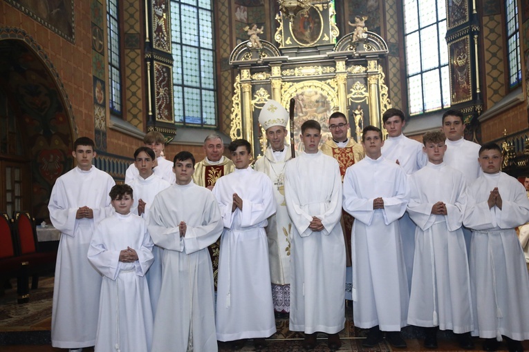 Błogosławieństwo lektorów w Chorzelowie