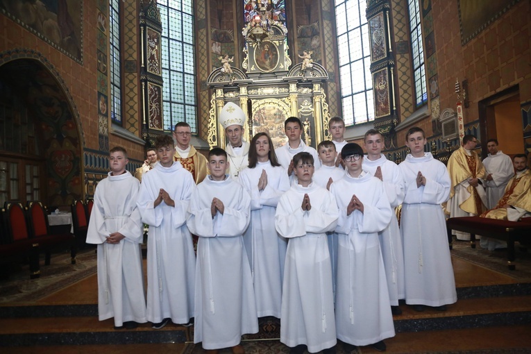 Błogosławieństwo lektorów w Chorzelowie