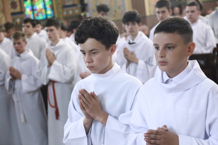 Błogosławieństwo lektorów w Chorzelowie