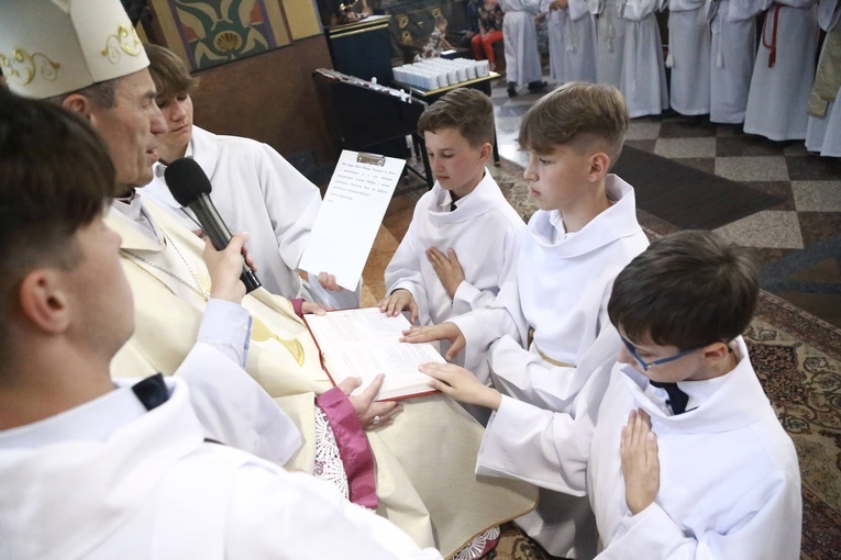 Błogosławieństwo lektorów w Chorzelowie