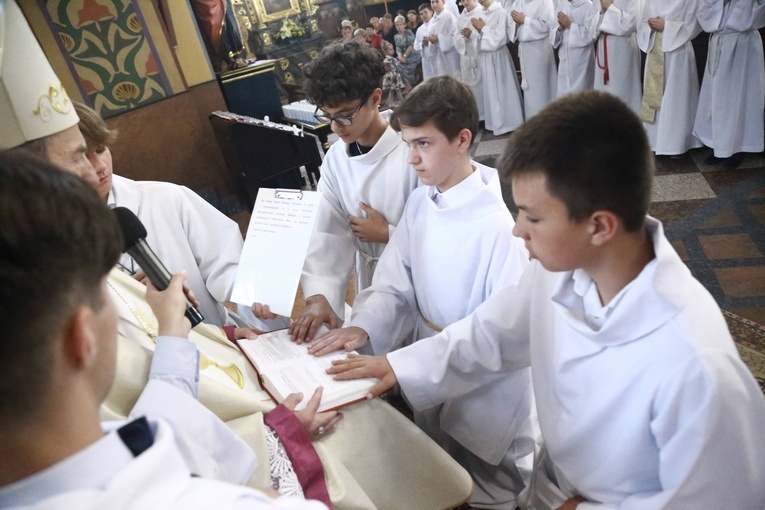 Błogosławieństwo lektorów w Chorzelowie