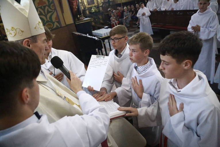 Błogosławieństwo lektorów w Chorzelowie