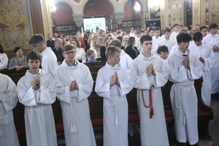 Błogosławieństwo lektorów w Chorzelowie