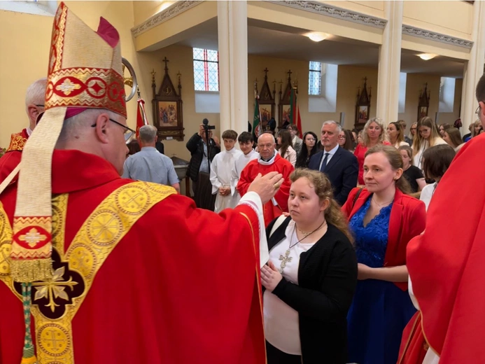 Poświęcenie ołtarza w kościele św. Barbary