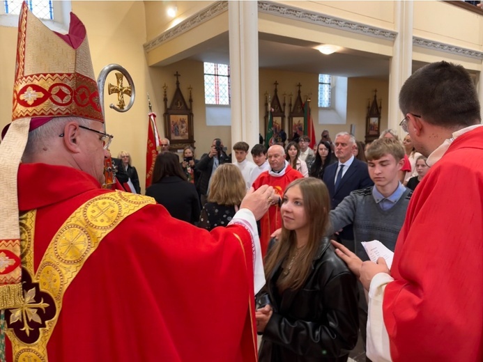 Poświęcenie ołtarza w kościele św. Barbary