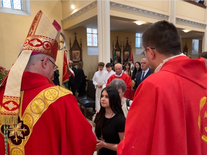 Poświęcenie ołtarza w kościele św. Barbary