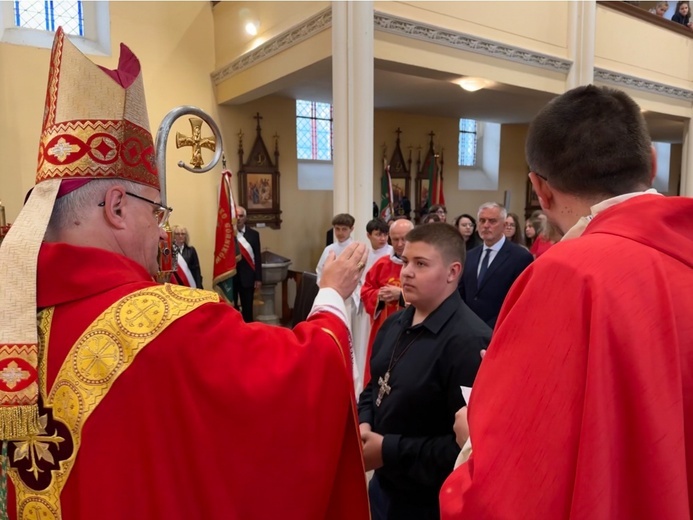 Poświęcenie ołtarza w kościele św. Barbary