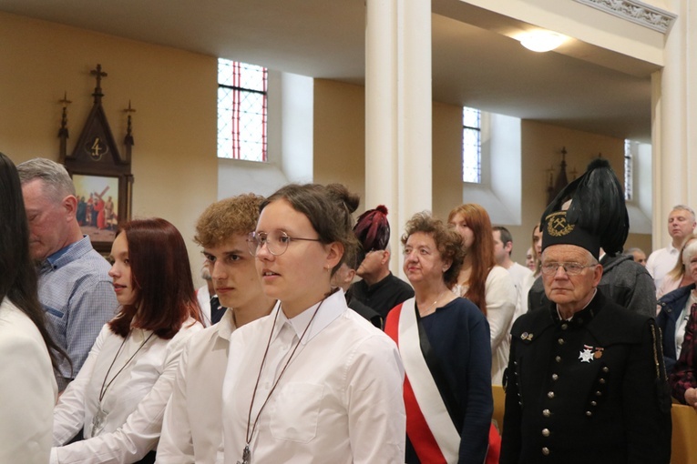 Poświęcenie ołtarza w kościele św. Barbary