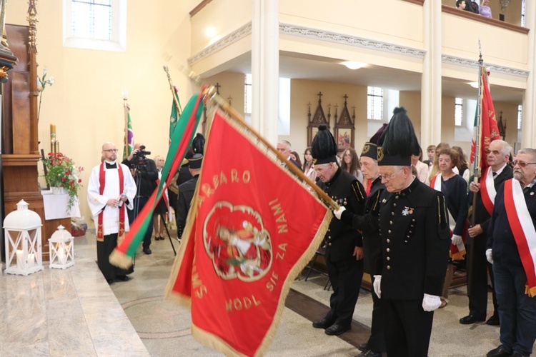 Poświęcenie ołtarza w kościele św. Barbary