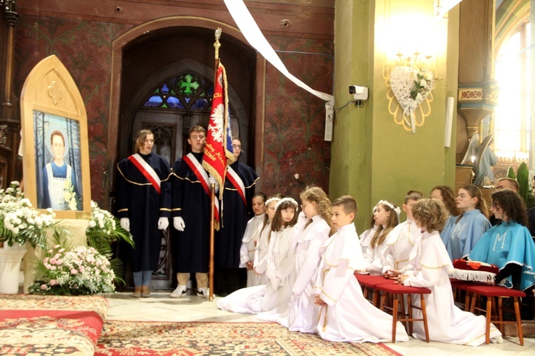 Pilzno. Poświęcenie obrazu bł. Karoliny