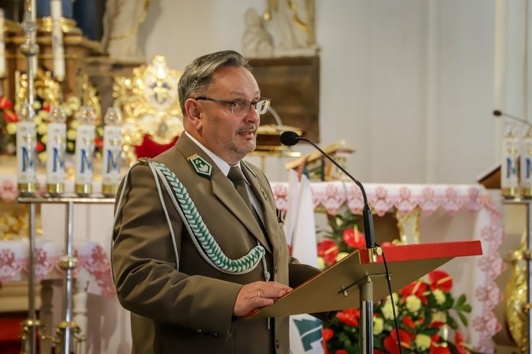 Pielgrzymka leśników do Rokitna