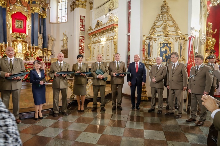 Pielgrzymka leśników do Rokitna