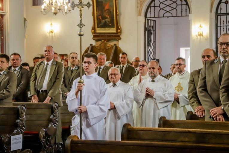 Pielgrzymka leśników do Rokitna