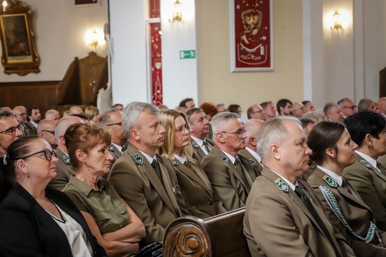 Pielgrzymka leśników do Rokitna