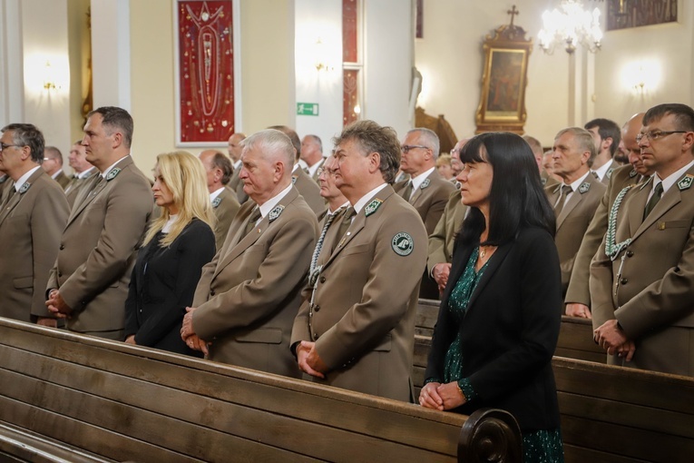 Pielgrzymka leśników do Rokitna