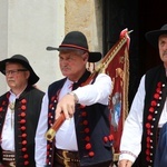 Poświęcenie sztandaru oddziału Związku Podhalan w Radziechowach