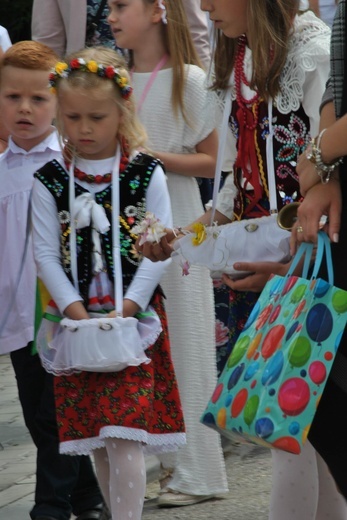 Poświęcenie tablicy ks. Bernardyna Dziedziaka na Podchełmiu