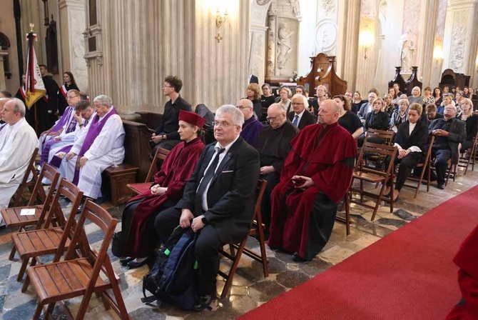 Pożegnanie ks. prof. Michała Drożdża